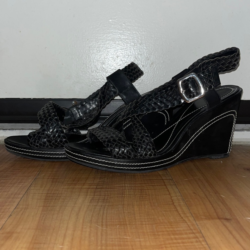 Black Audrey Brooke Wedges